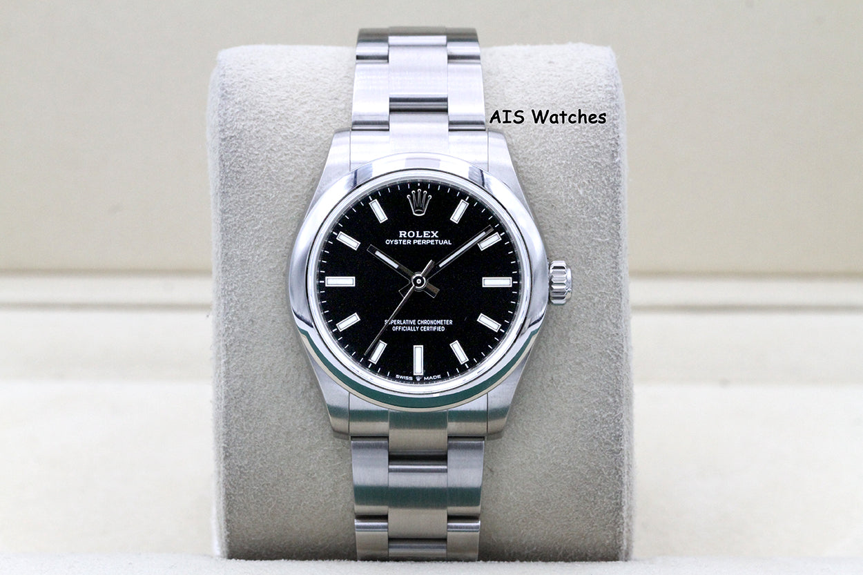 Rolex 277200 Oyster Perpetual 31 MM Black Dial 2021 Box & Papers