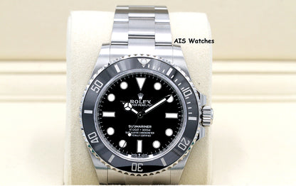 Rolex Submariner Ceramic No Date 124060 41MM 2025 Box & Paper