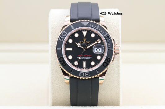 Rolex Yachtmaster 126655 Everose Gold 40MM OysterFlex Strap 2025 Box & Papers