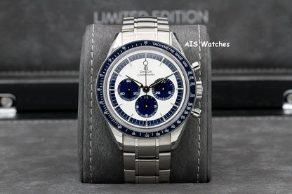 Omega Speedmaster CK2998 Blue SS Bracelet / Leather 311.33.40.30.02.001 Box&Papers