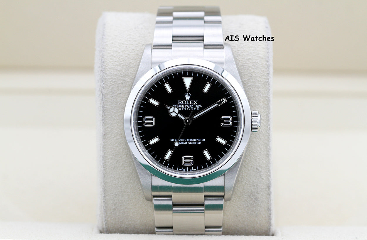 Rolex Explorer 114270 F Serial 36 MM with Papers