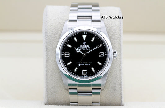 Rolex Explorer 114270 F Serial 36 MM with Papers