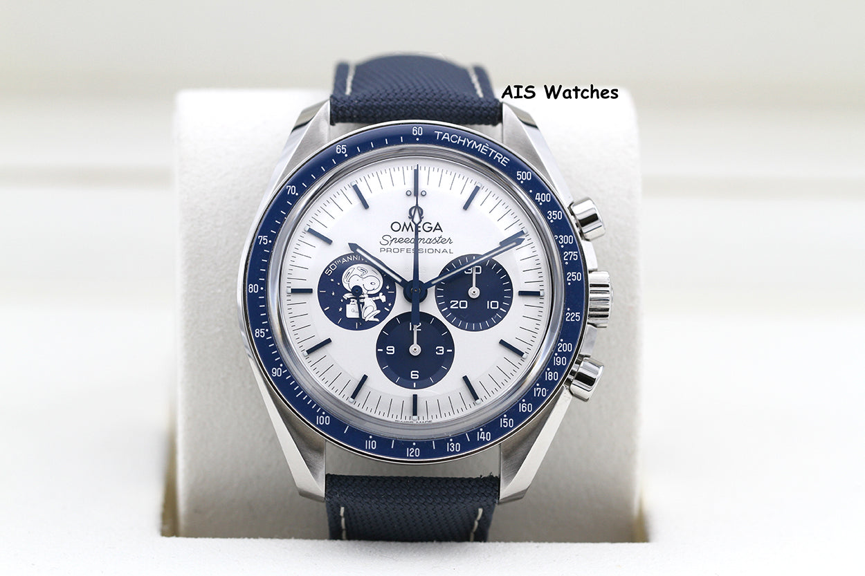 BNIB Omega SpeedMaster Moonwatch Apollo 13 Silver Snoopy 310.32.42.50.02.001 BP