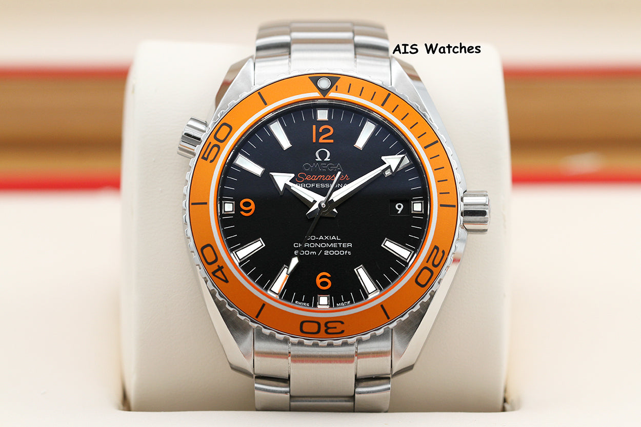 Omega Seamaster Planet Ocean 232.30.42.21.01.002 42MM 600M Orange Bezel B&P