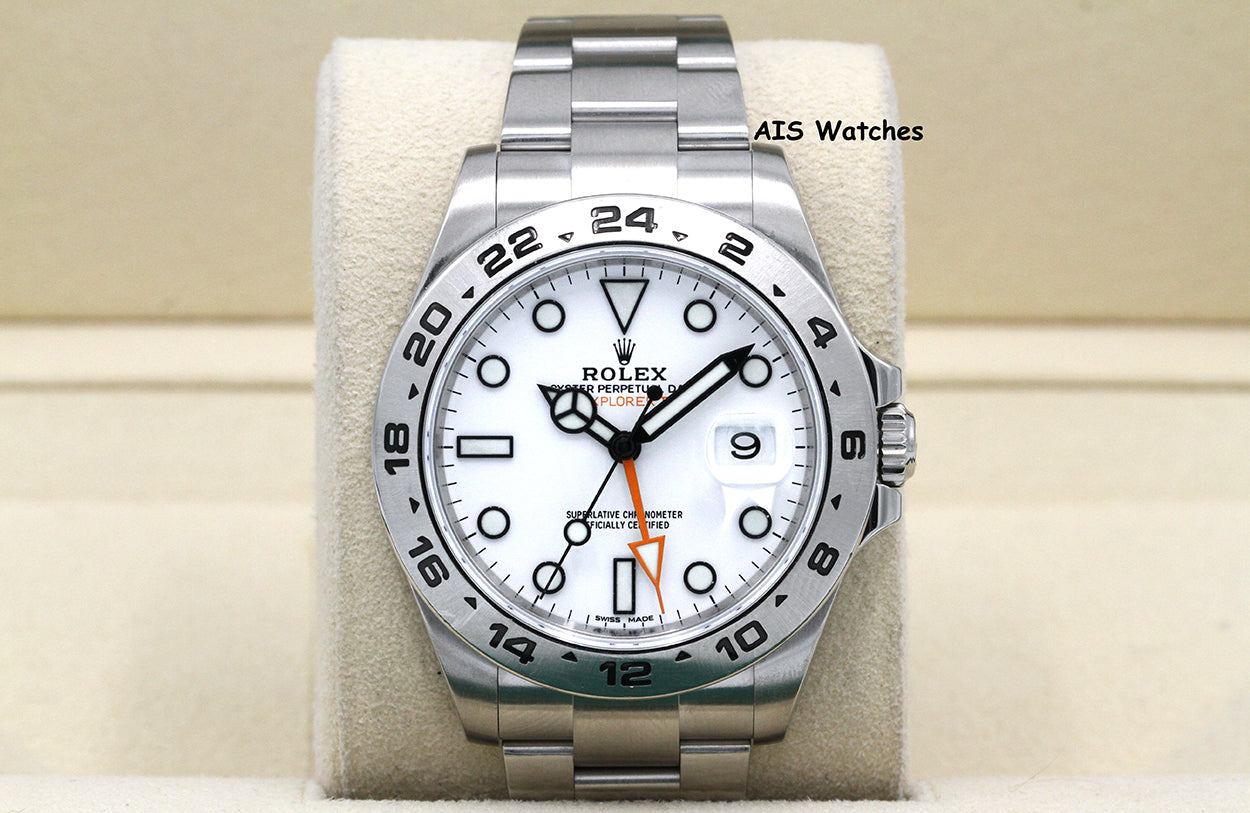 Rolex Explorer II 216570 Polar White Dial 42MM 2018 Box & Papers