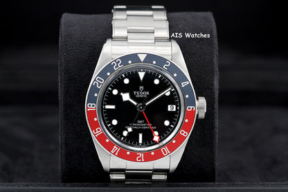 Tudor 79830RB Black Bay GMT Pepsi Stainless Steel Bracelet Box & Paper