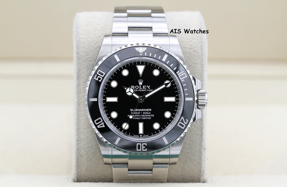Rolex Submariner Ceramic No Date 124060 41MM 2022 Box & Papers