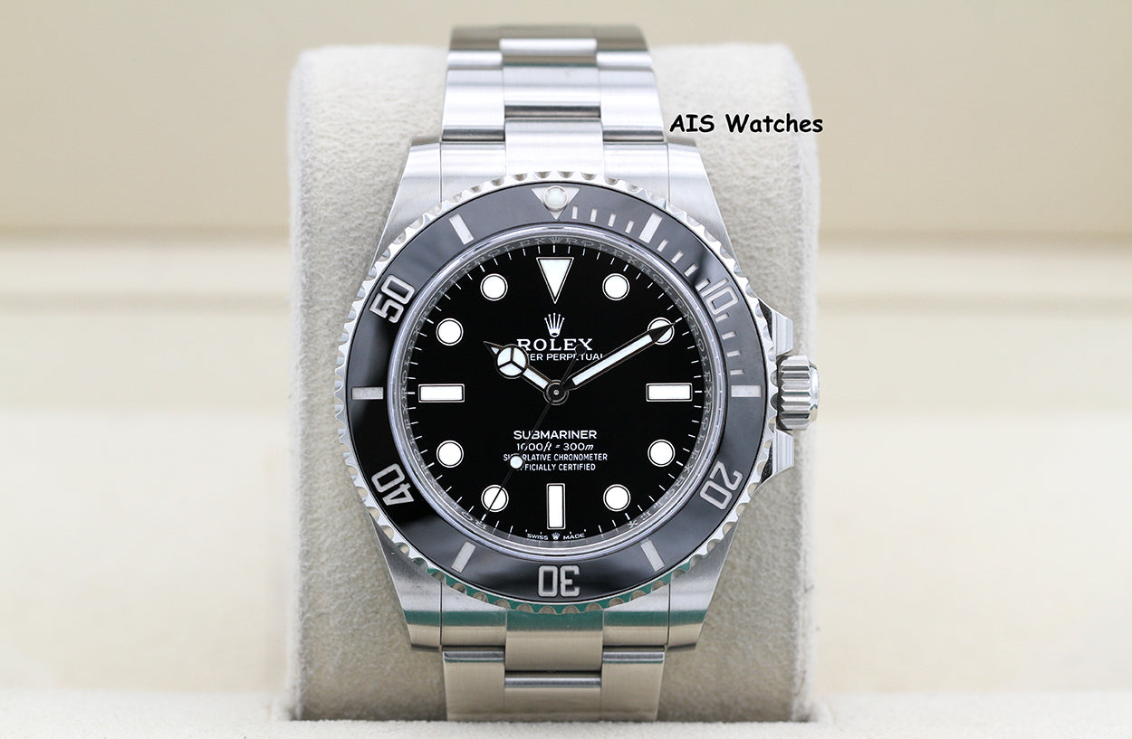 Rolex Submariner Ceramic No Date 124060 41MM 2022 Box & Papers