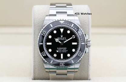 Rolex Submariner Ceramic No Date 124060 41MM 2022 Box & Papers