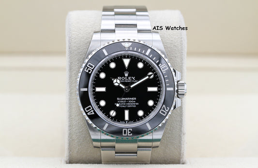 Rolex Submariner Ceramic No Date 124060 41MM 2022 Box & Papers