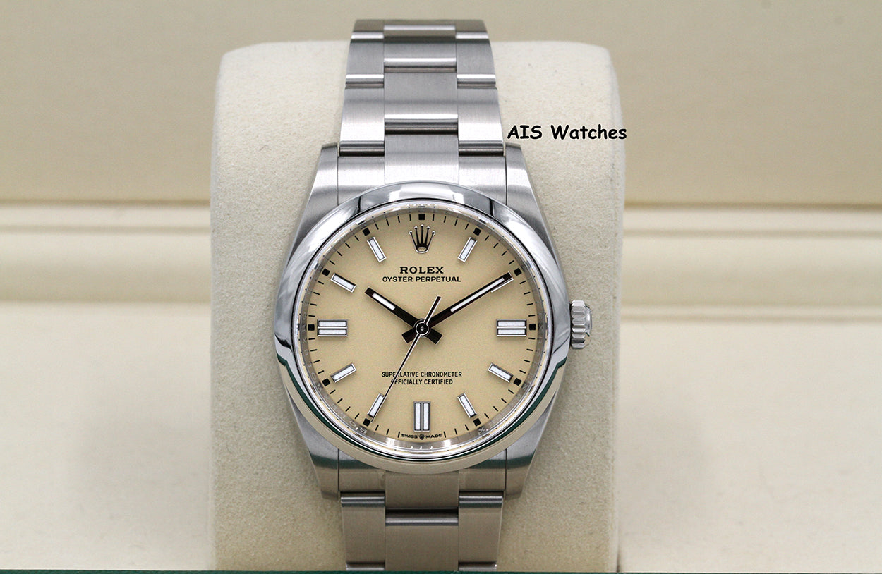 Rolex 126000 Oyster Perpetual 36MM Beige Dial 2025 Box & Papers