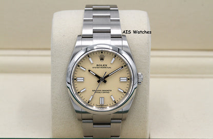 Rolex 126000 Oyster Perpetual 36MM Beige Dial 2025 Box & Papers