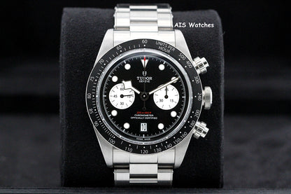 Tudor 79360N Black Bay Chronograph 41MM Black Dial SS Bracelet B&P