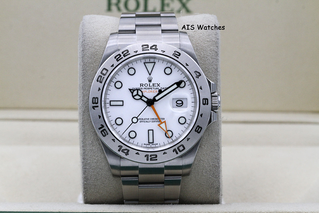 Rolex Explorer II 216570 Polar White Dial 42MM 2020 Box & Papers