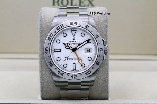 Rolex Explorer II 216570 Polar White Dial 42MM 2020 Box & Papers