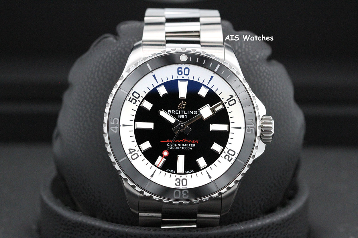 Breitling SuperOcean A17375211B1A1 Automatic Black Dial 42MM Box & Papers