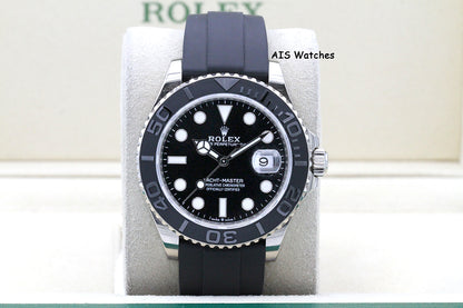 Rolex Yachtmaster 226659 White Gold OysterFlex Strap 42 MM Box & Papers