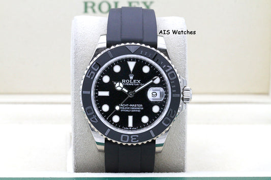 Rolex Yachtmaster 226659 White Gold OysterFlex Strap 42 MM Box & Papers