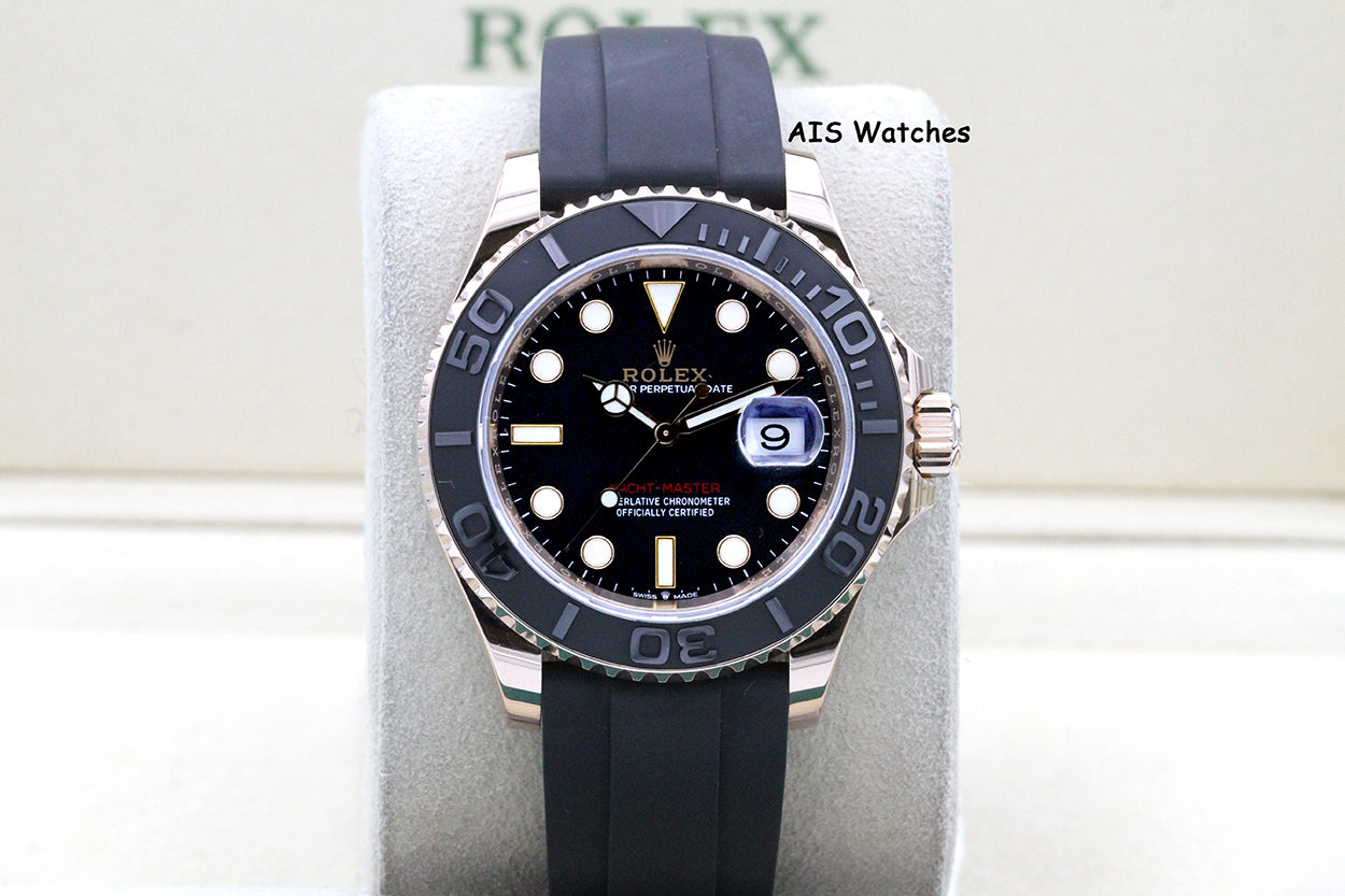 Rolex Yachtmaster 126655 Everose Gold 40MM OysterFlex Strap 2020 Box & Paper