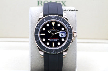 Rolex Yachtmaster 126655 Everose Gold 40MM OysterFlex Strap 2020 Box & Paper