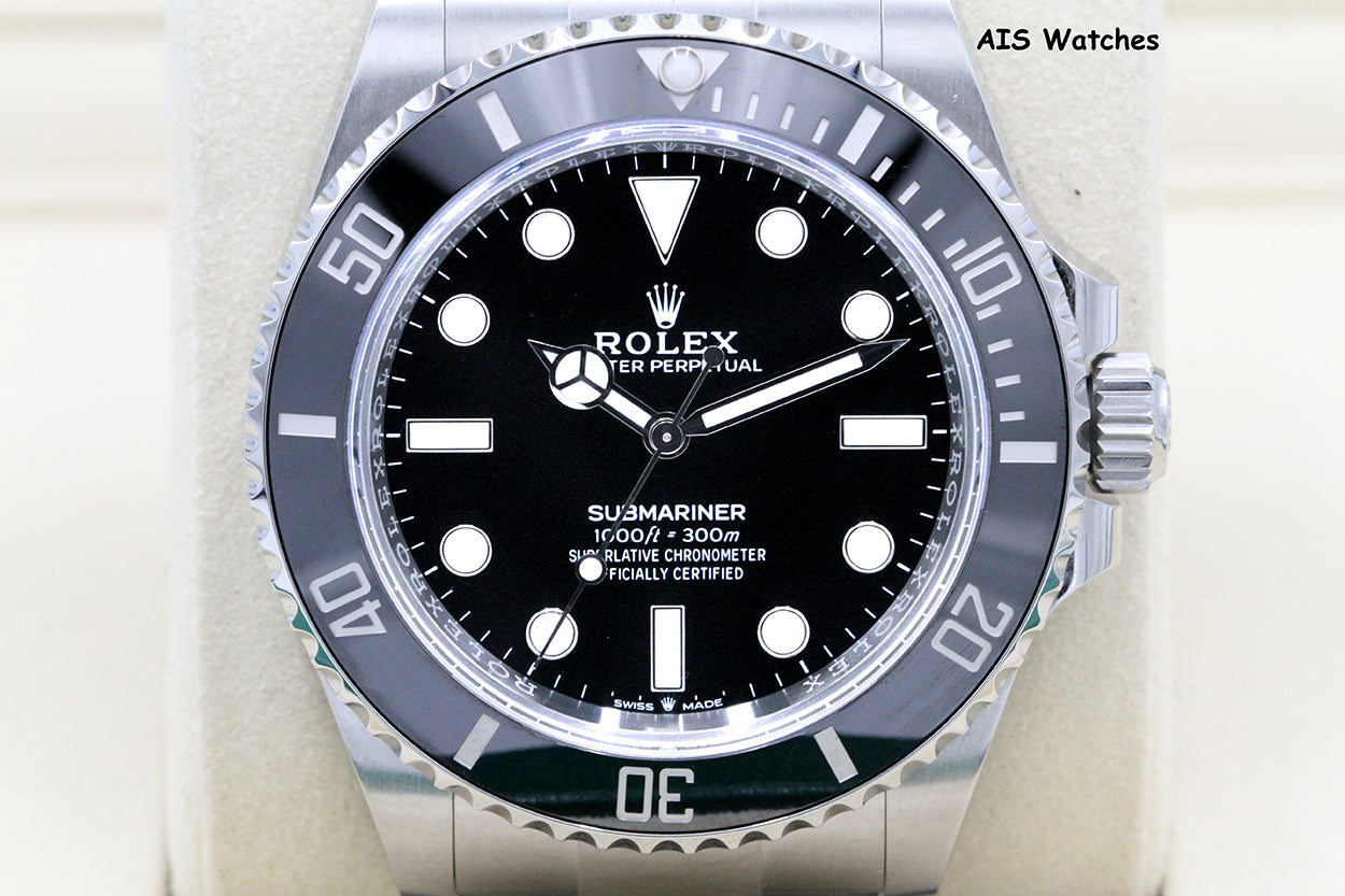 Rolex Submariner Ceramic No Date 124060 41MM 2025 Box & Paper