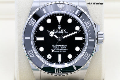 Rolex Submariner Ceramic No Date 124060 41MM 2025 Box & Paper