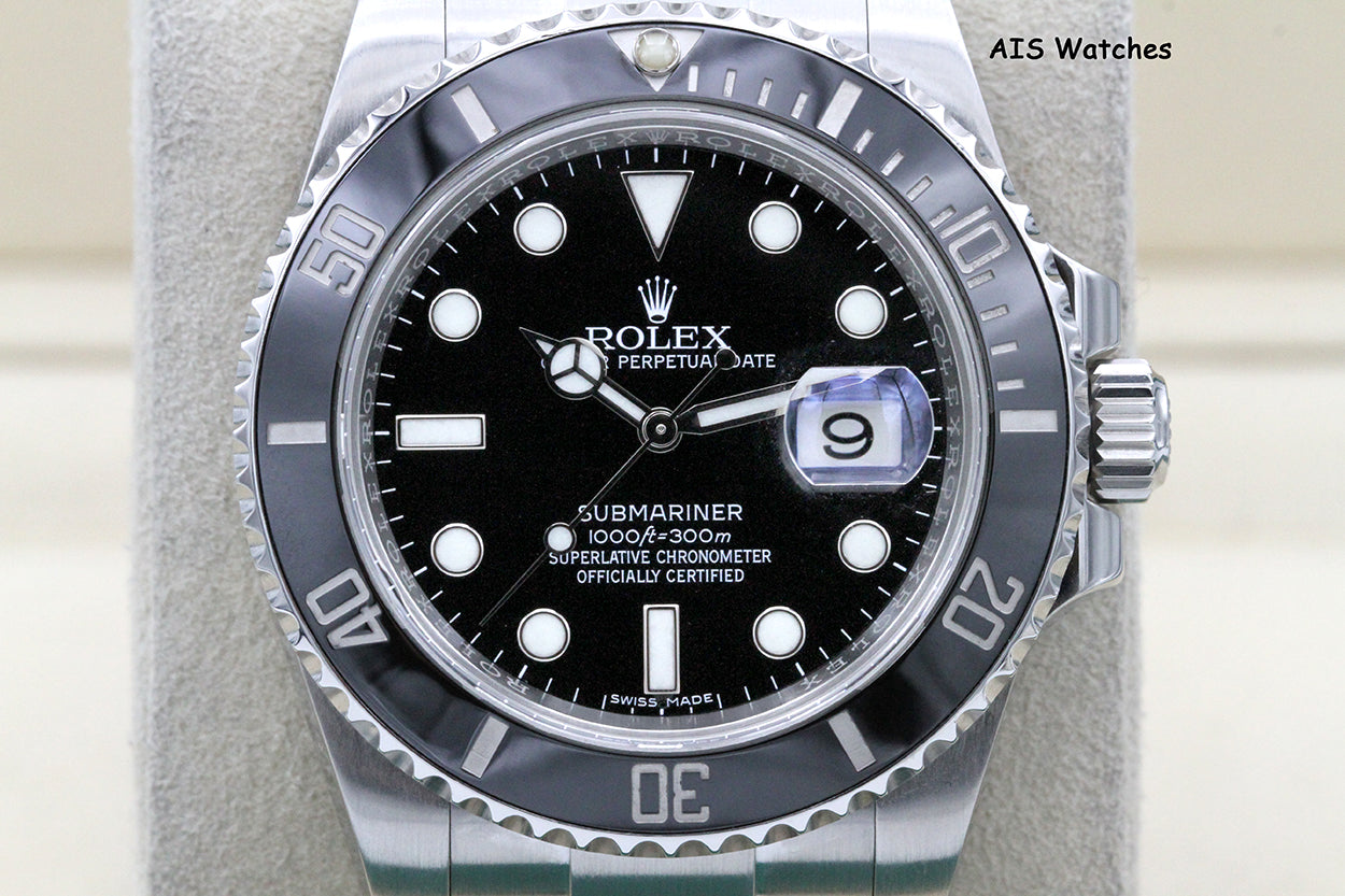 Rolex 116610LN Submariner Date 40MM Black Ceramic Bezel 2017 Box & Papers