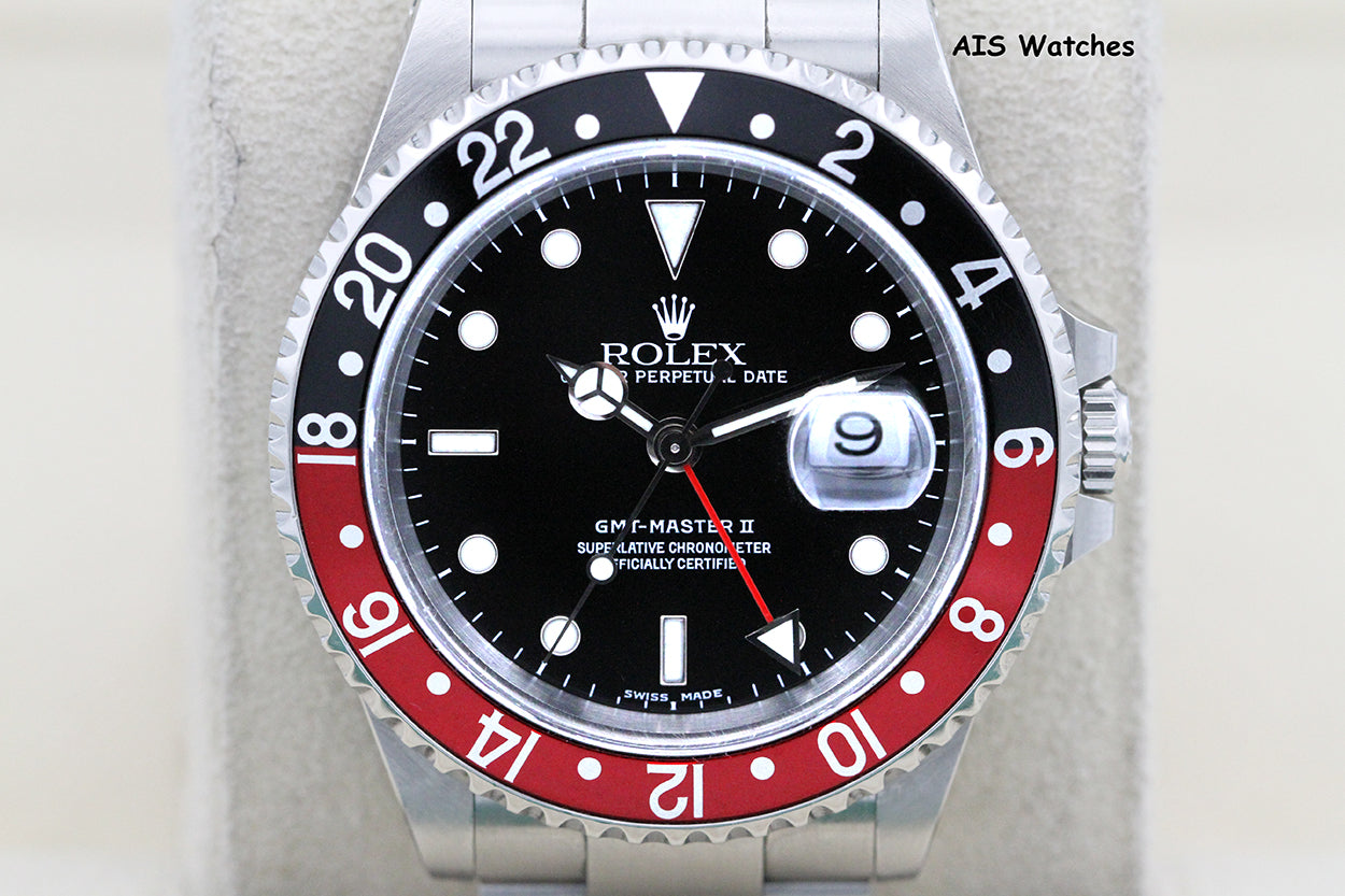Rolex GMT Master II 16710 A Serial Coke Insert
