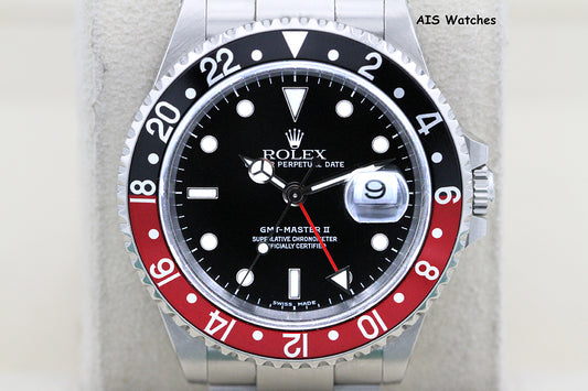 Rolex GMT Master II 16710 A Serial Coke Insert