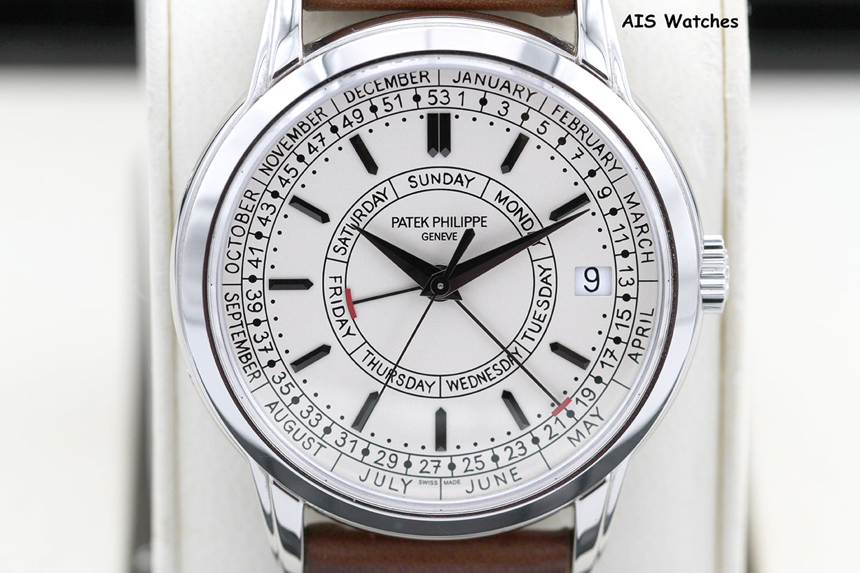 Patek Philippe Calatrava Weekly Calendar 5212A Stainless Steel Box & Paper