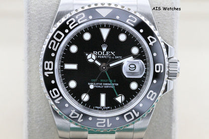 Rolex 116710LN GMT Master II Black Ceramic Insert 2016 Box & Papers