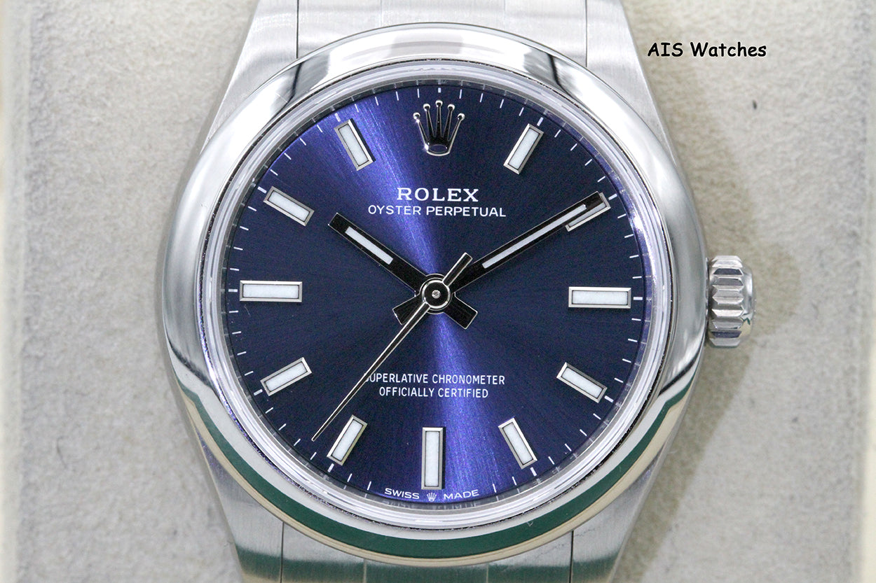Rolex 277200 Oyster Perpetual 31 MM Blue Dial 2023 Box & Papers