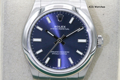 Rolex 277200 Oyster Perpetual 31 MM Blue Dial 2023 Box & Papers