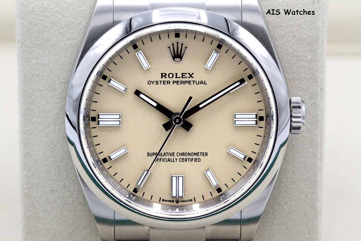 Rolex 126000 Oyster Perpetual 36MM Beige Dial 2025 Box & Papers