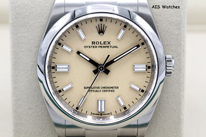 Rolex 126000 Oyster Perpetual 36MM Beige Dial 2025 Box & Papers