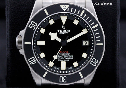 Tudor 25610TNL Pelagos Titanium LHD 42MM 2019 Black Dial Box & Paper