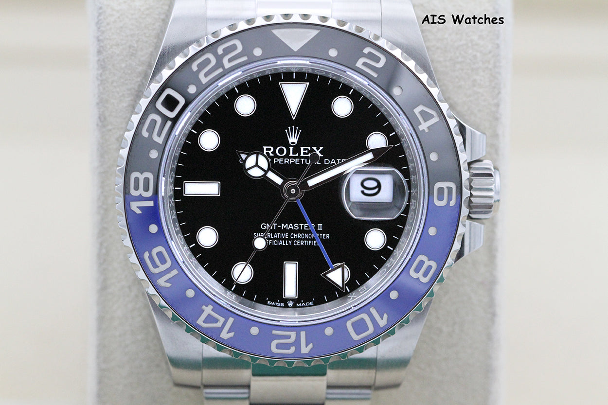 Rolex GMT Master II 126710BLNR Batman Oyster Bracelet Ceramic Bezel 2022 Box & Papers