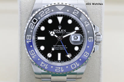 Rolex GMT Master II 126710BLNR Batman Oyster Bracelet Ceramic Bezel 2022 Box & Papers