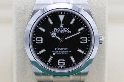 Rolex Explorer 214270 39MM MK2 Dial 2019 Box & Papers