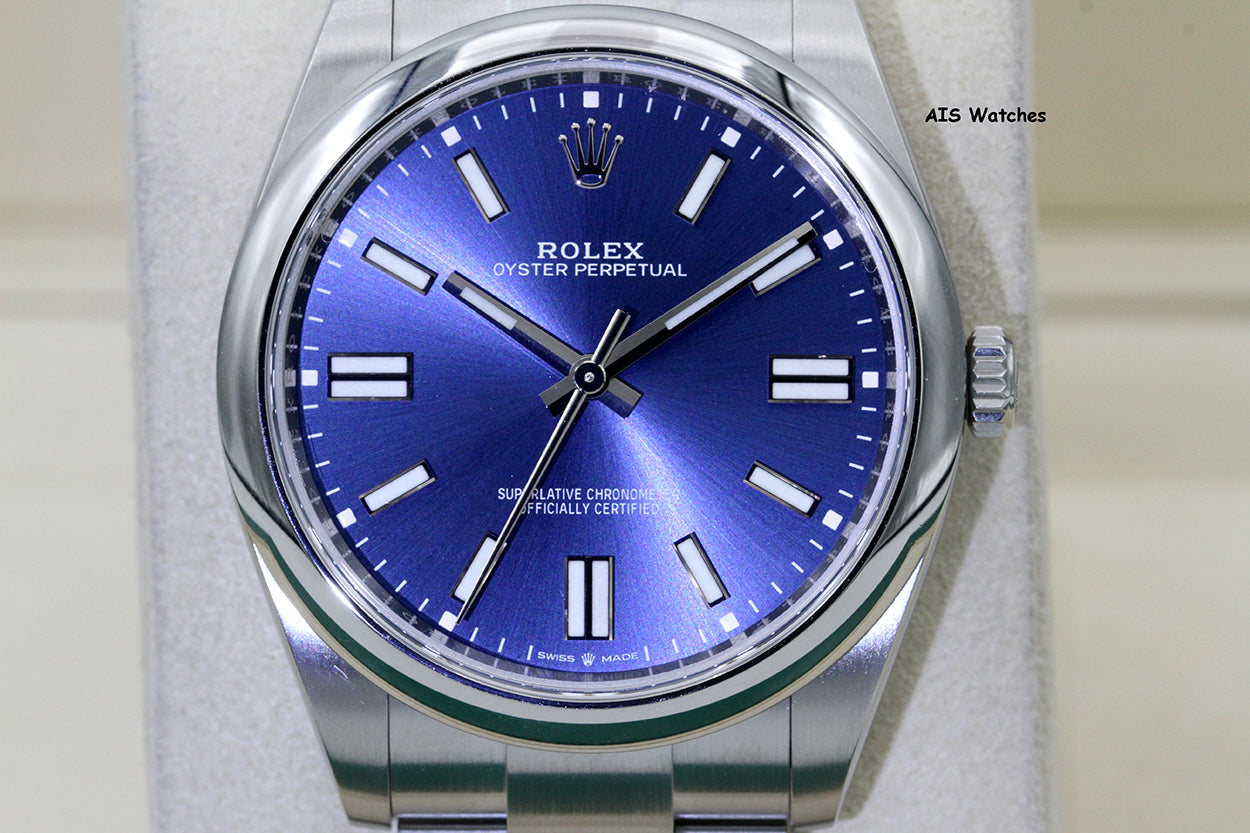 Rolex 124300 Oyster Perpetual 41 MM Blue Dial 2020 Box & Papers