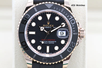 Rolex Yachtmaster 126655 Everose Gold 40MM OysterFlex Strap 2025 Box & Papers