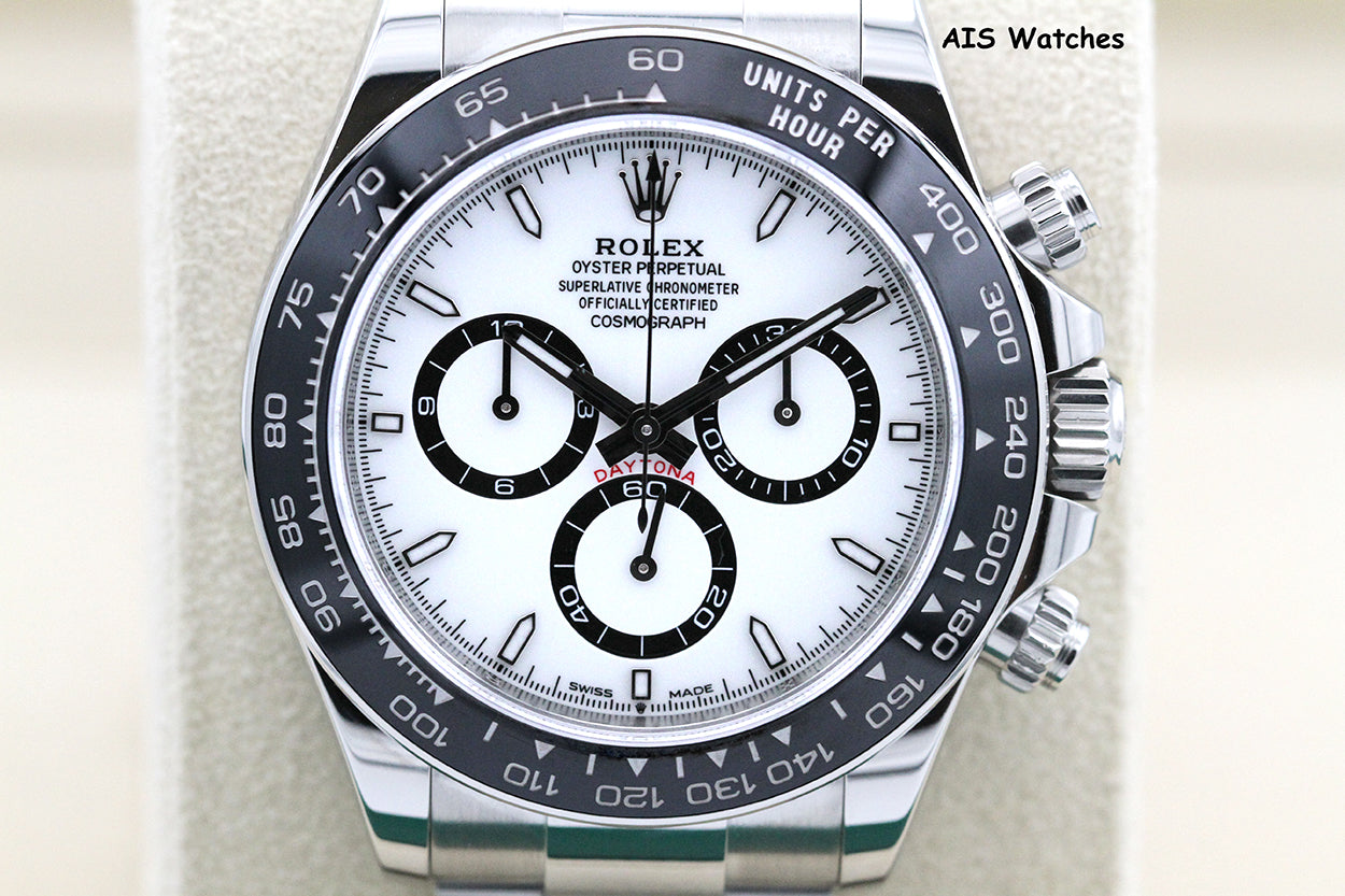 Rolex Cosmograph Ceramic Daytona 126500 White Dial 2025 Box & Papers