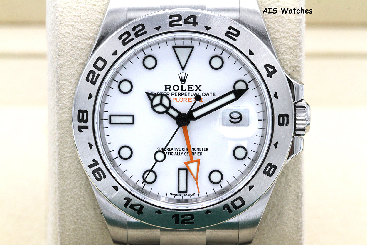 Rolex Explorer II 216570 Polar White Dial 42MM 2018 Box & Papers