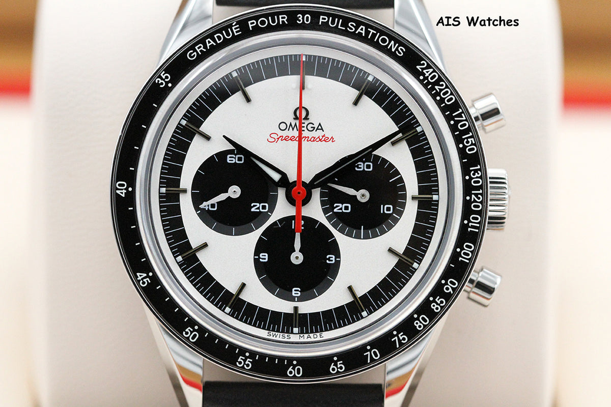 Omega Speedmaster CK2998 Pulsometer Leather Strap 311.32.40.30.02.001 Box & Papers