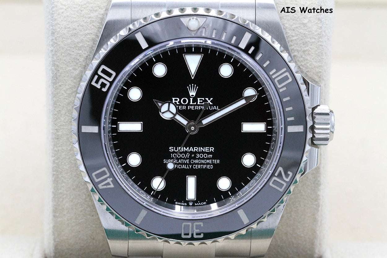 Rolex Submariner Ceramic No Date 124060 41MM 2022 Box & Papers
