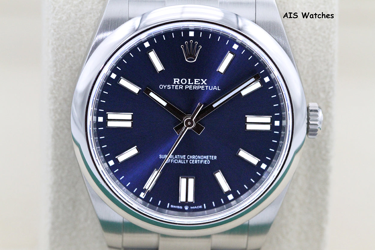 Rolex 124300 Oyster Perpetual 41 MM Blue Dial 2023 Box & Papers