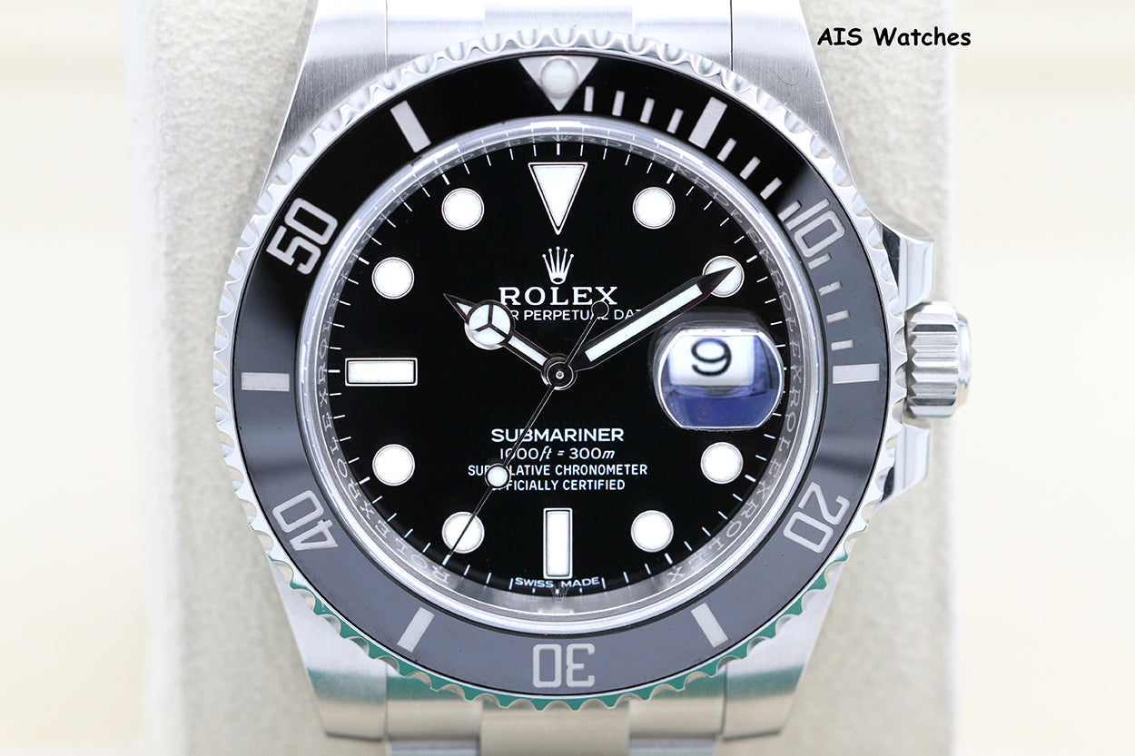 Rolex 116610LN Submariner Date 40MM Black Ceramic Bezel 2017 Box & Papers
