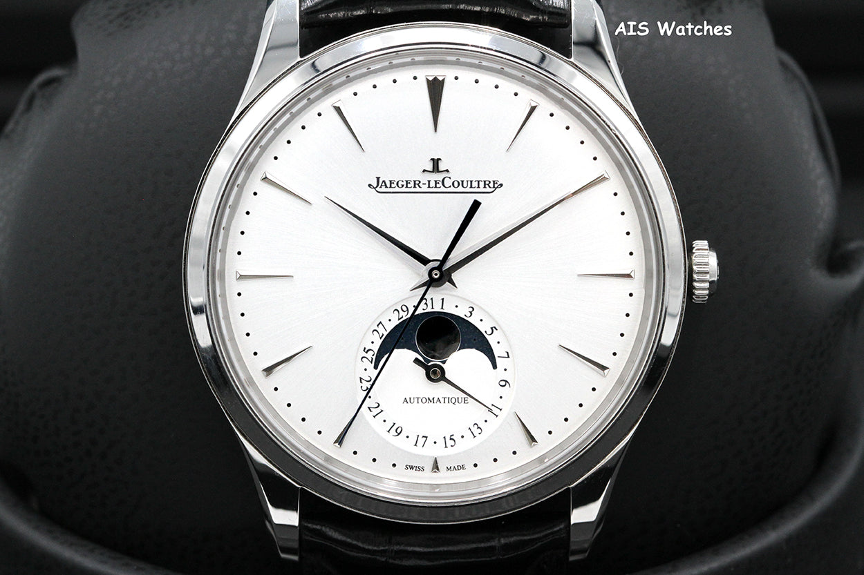 Jaeger-LeCoultre Q1368430 Master Ultra Thin Moon 39MM Stainless Steel Silver Dial B&P