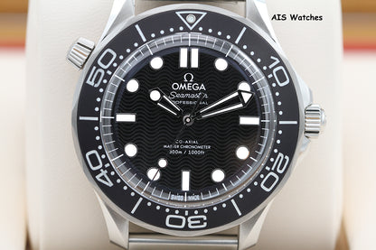 Omega Seamaster 300 Diver No Date 210.30.42.20.01.010 42MM Mesh Bracelet B&P