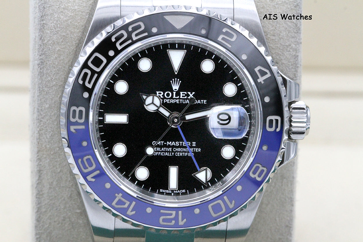Rolex GMT Master II 116710BLNR Batman Blue/Black Oyster 2016 B&P